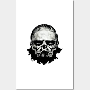 Skull Art Abstract Posters and Art